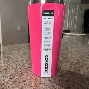 NWT Corkcicle 16oz Tumbler Flamingo